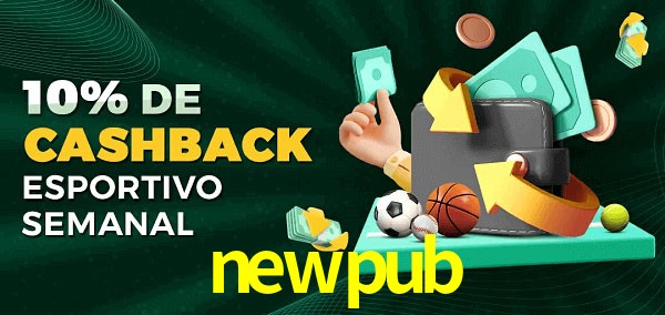 10% de bônus de cashback na newpub